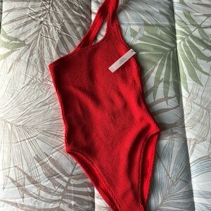 Victoria's Secret Crinkle One-Shoulder One-Piece Swimsuit